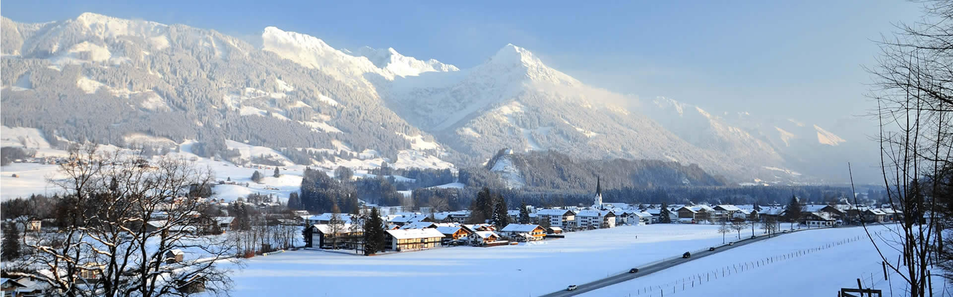 Wintersport und Winterwandern rund um's Nebelhorn